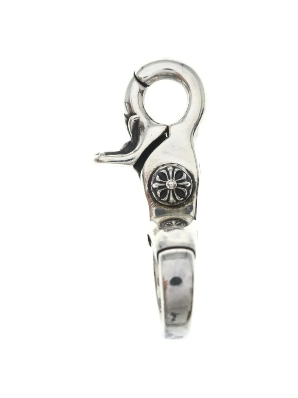 Chrome Hearts Quick Clip Cross Ball Silver Necklace